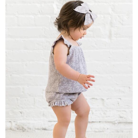 Colored Organics Kendi Suki Muslin Tank and Bloomer Set - Picture 2 of 3